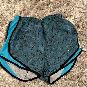 Nike teal womens x-small running shorts